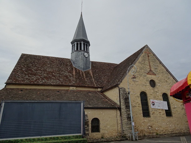 Banderole à Thomery.